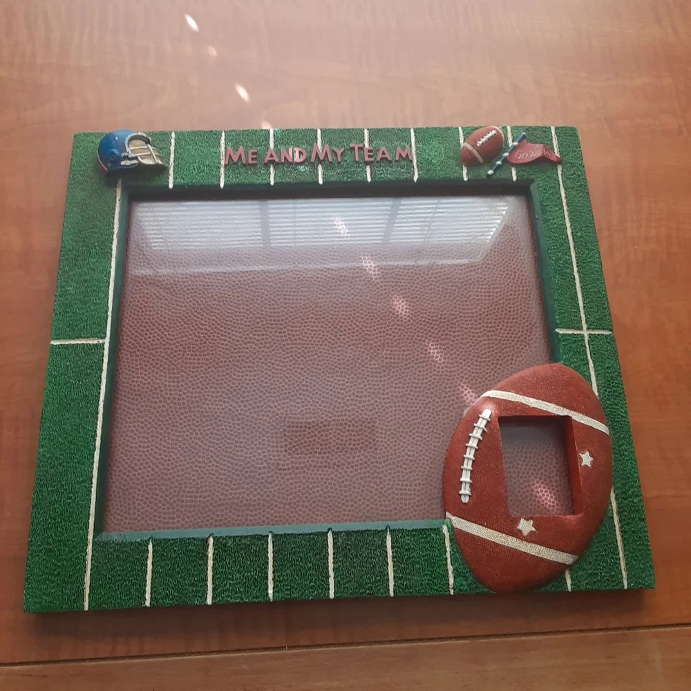 Russ Berrie & Co Football Frame & Scrapbook Bundle